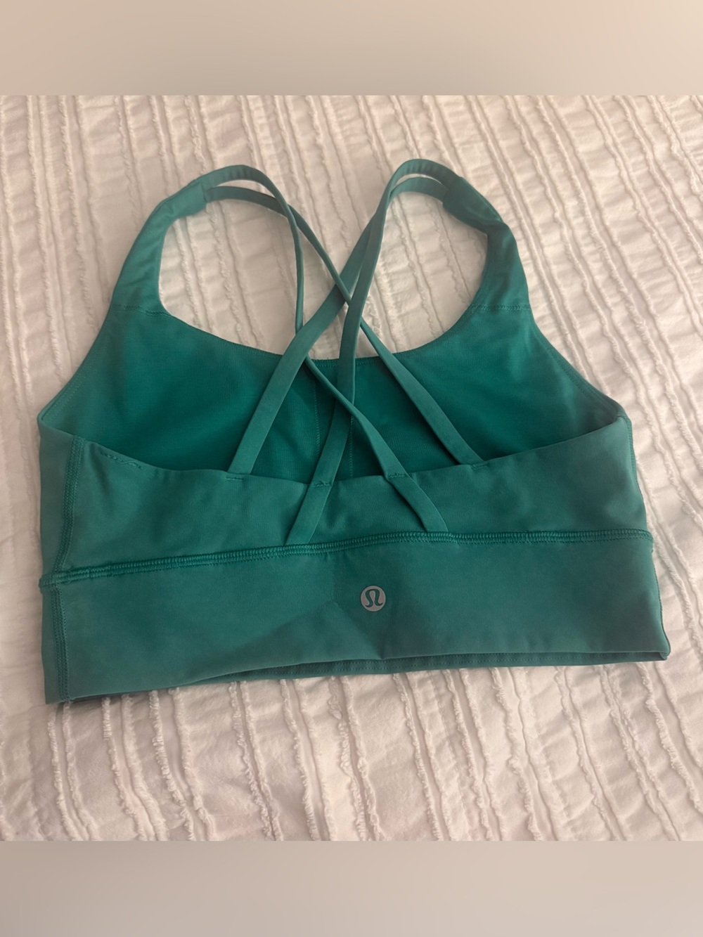 lululemon athletica Teal Crossback Strappy Sports Bra